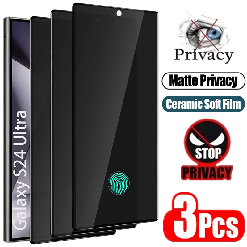 Privacy Screen Filter - 3 adet Mat Seramik Gizlilik Ekran