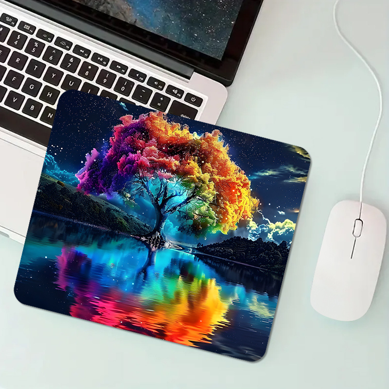 Laptop Accessories Officeworks - Renkli sihirli ağaç küçük mouse pad