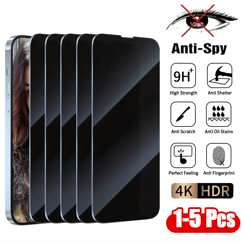 Privacy Screen Filter - 1-5 Adet Anti Spy Temperli Cam