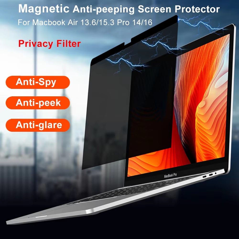 Privacy Screen Filter - Mac için Manyetik Casusluk Önleyici Film,