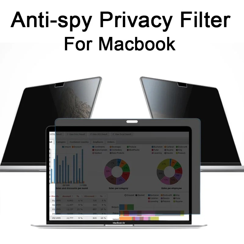 Macbook Air 13 13.6 15 M1 M2 P - Privacy Screen Filter incelemesi ve fiyatı