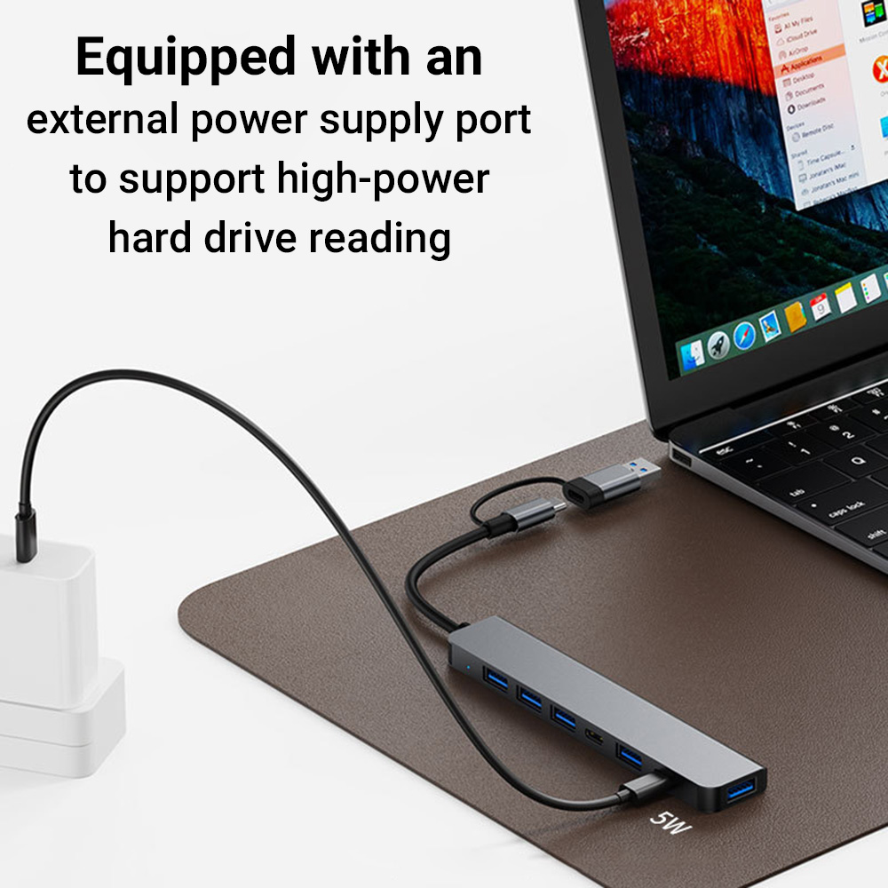7'si 1 arada Çift Kafalı USB-C - Laptop Accessories You Need incelemesi ve fiyatı